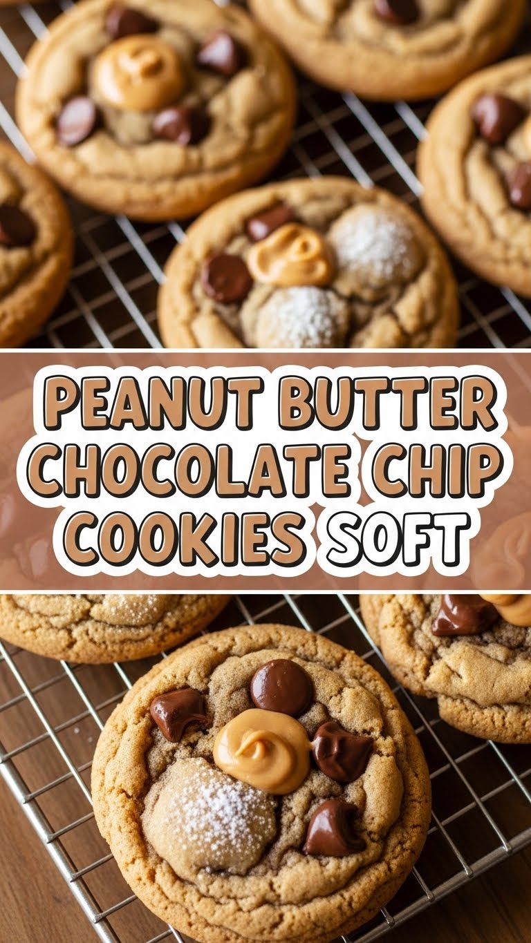 Peanut Butter Chocolate Chip Cookies Soft