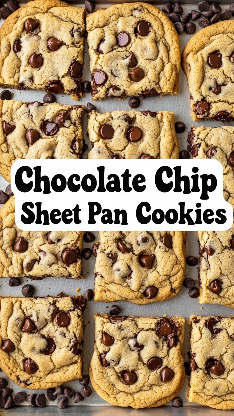 Chocolate Chip Sheet Pan Cookies
