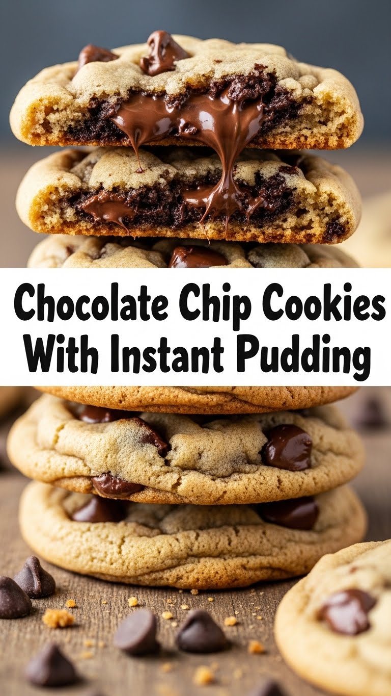 Chocolate Chip Cookies With Instant Pudding