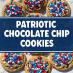 Patriotic Chocolate Chip Cookies