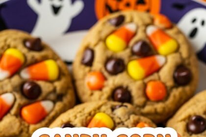 Candy Corn Chocolate Chip Cookies