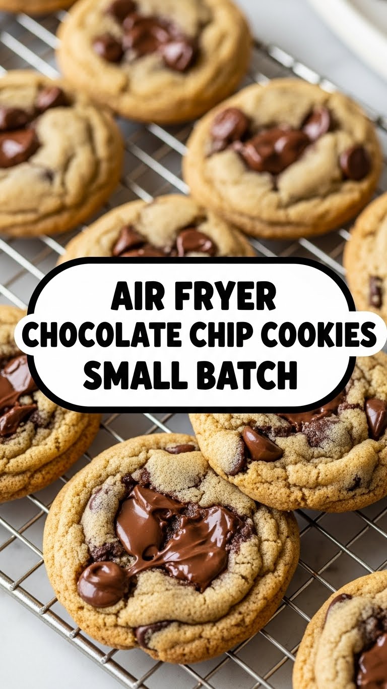 Air Fryer Chocolate Chip Cookies Small Batch