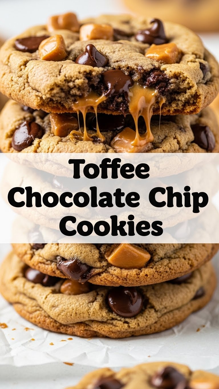 Toffee Chocolate Chip Cookies