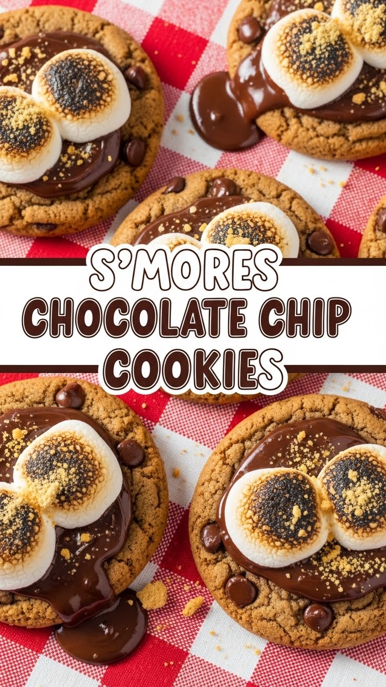 S'mores Chocolate Chip Cookies