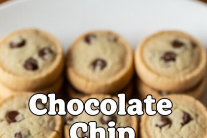 Chocolate Chip Shortbread Cookies