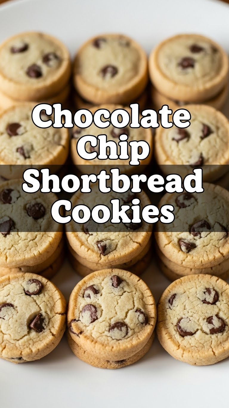 Chocolate Chip Shortbread Cookies