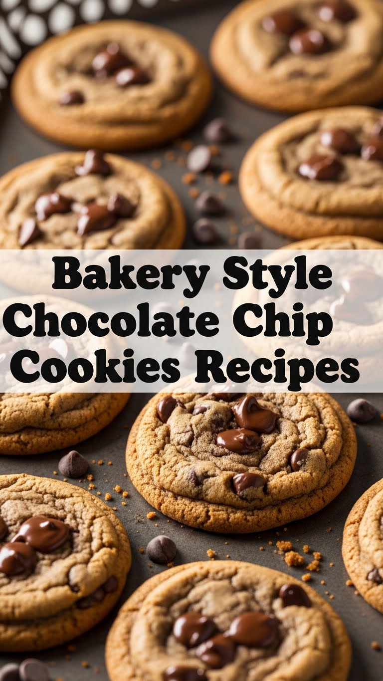 Bakery Style Chocolate Chip Cookies Recipes
