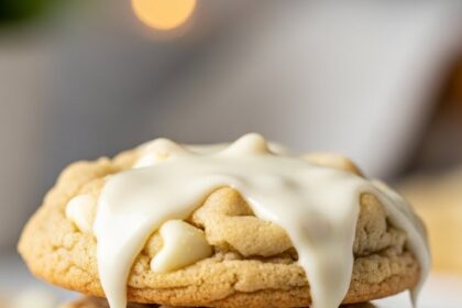 Chewy White Chocolate Chip Cookies