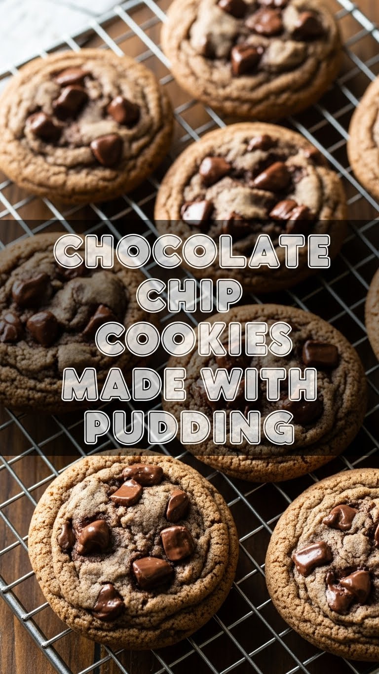 Chocolate Chip Cookies Made With Pudding