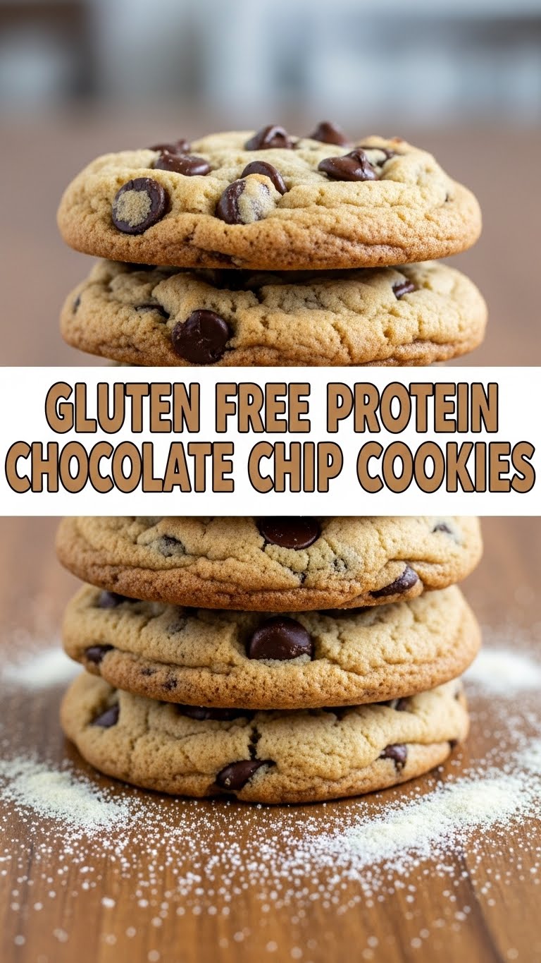Gluten Free Protein Chocolate Chip Cookies