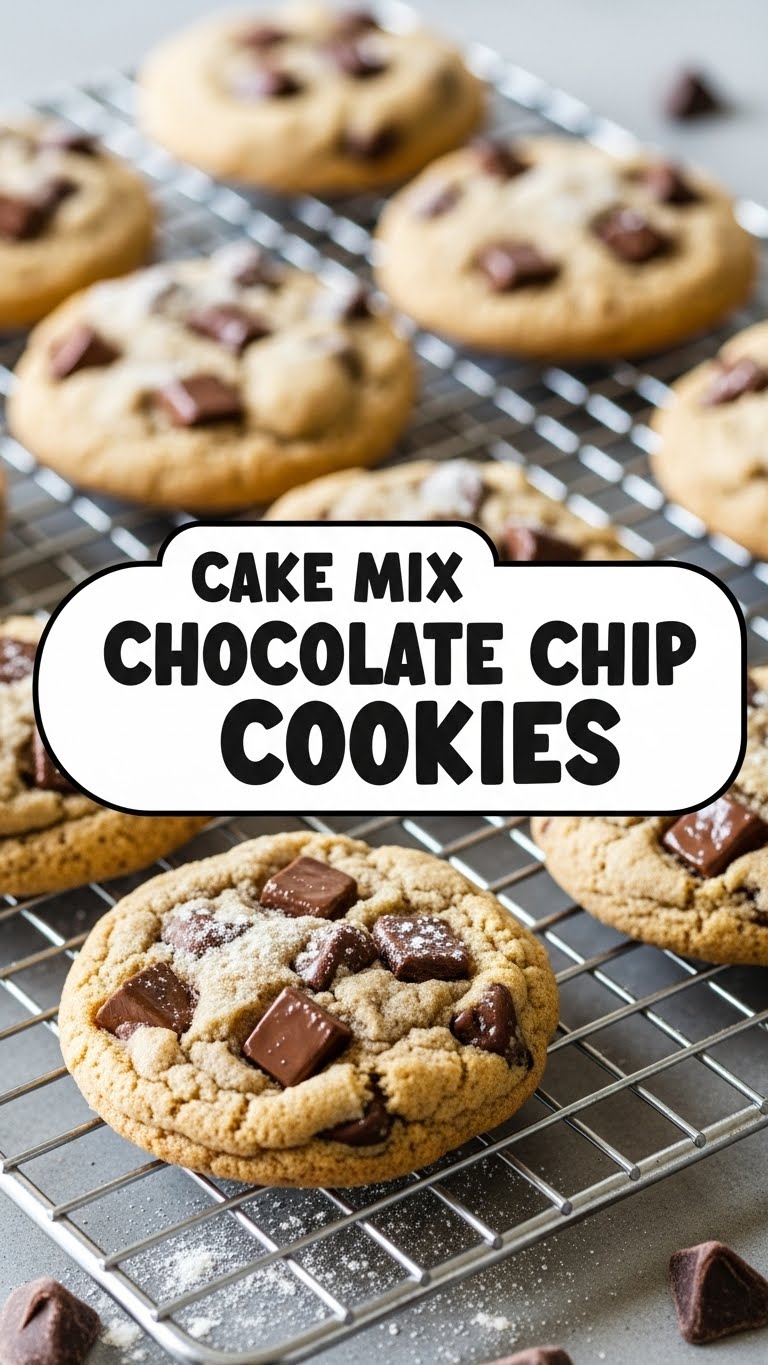 Cake Mix Chocolate Chip Cookies