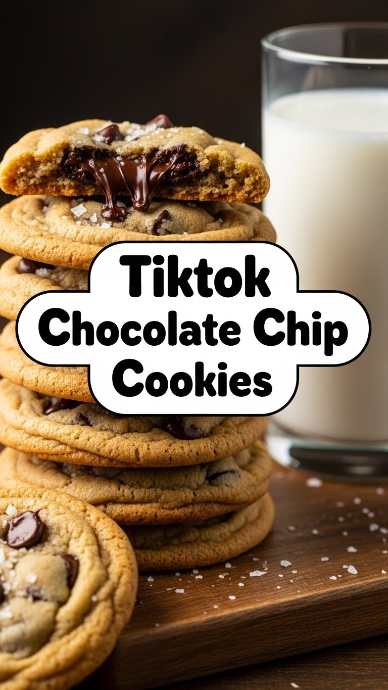 Tiktok Chocolate Chip Cookies