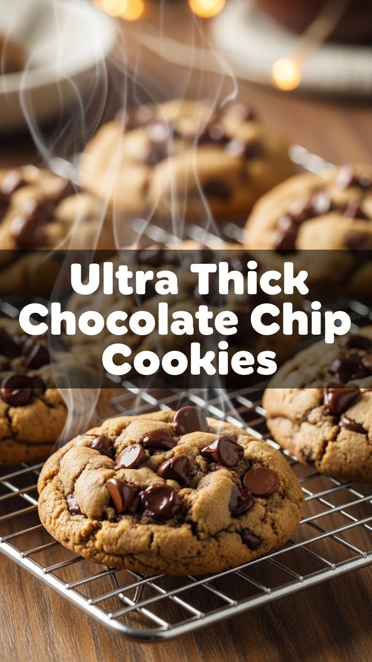 Ultra Thick Chocolate Chip Cookies