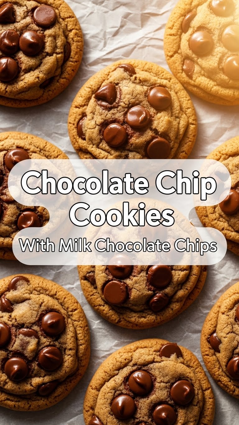 Chocolate Chip Cookies With Milk Chocolate Chips