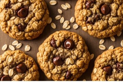 Big Oatmeal Chocolate Chip Cookies