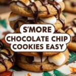 Smore Chocolate Chip Cookies Easy