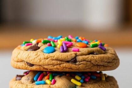 Chocolate Chip Cookies With Sprinkles