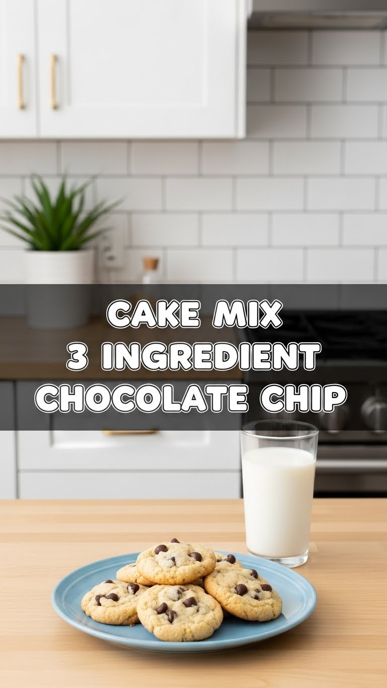 Cake Mix Cookies 3 Ingredient Chocolate Chip