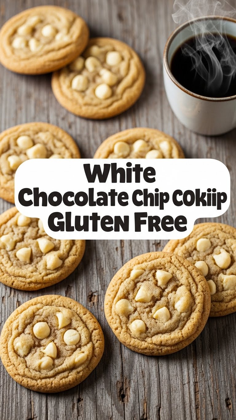 White Chocolate Chip Cookies Gluten Free