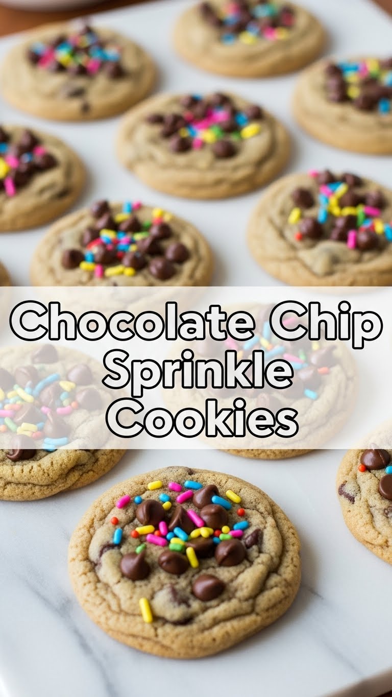 Chocolate Chip Sprinkle Cookies