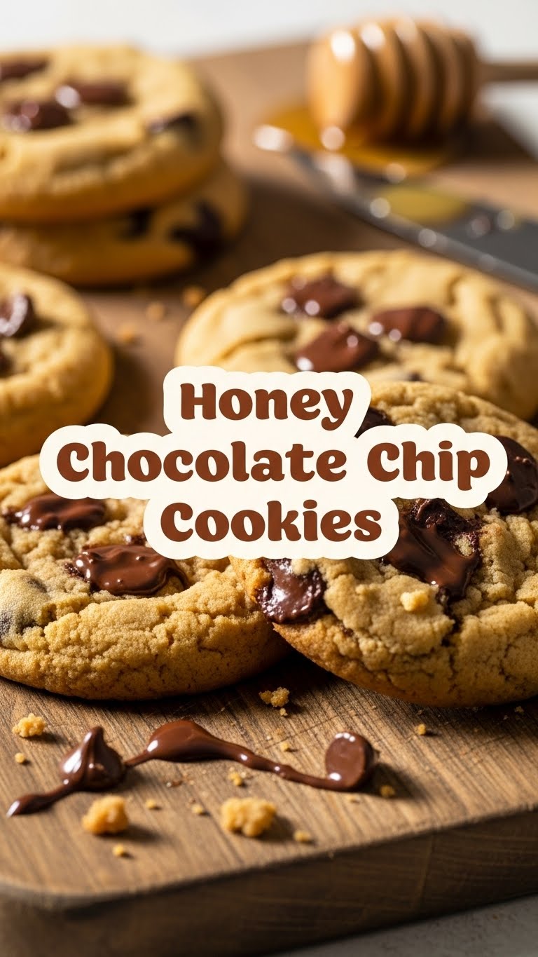 Honey Chocolate Chip Cookies