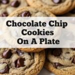 Chocolate Chip Cookies On A Plate
