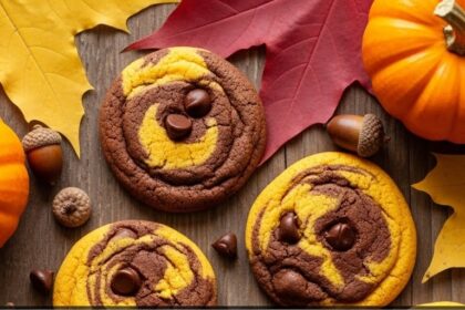 Harvest Marble Chocolate Chip Cookies