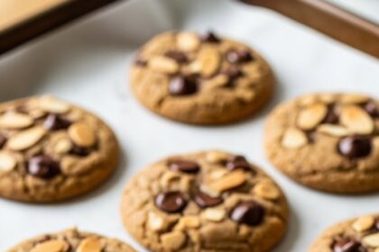 Almond Butter Chocolate Chip Cookies