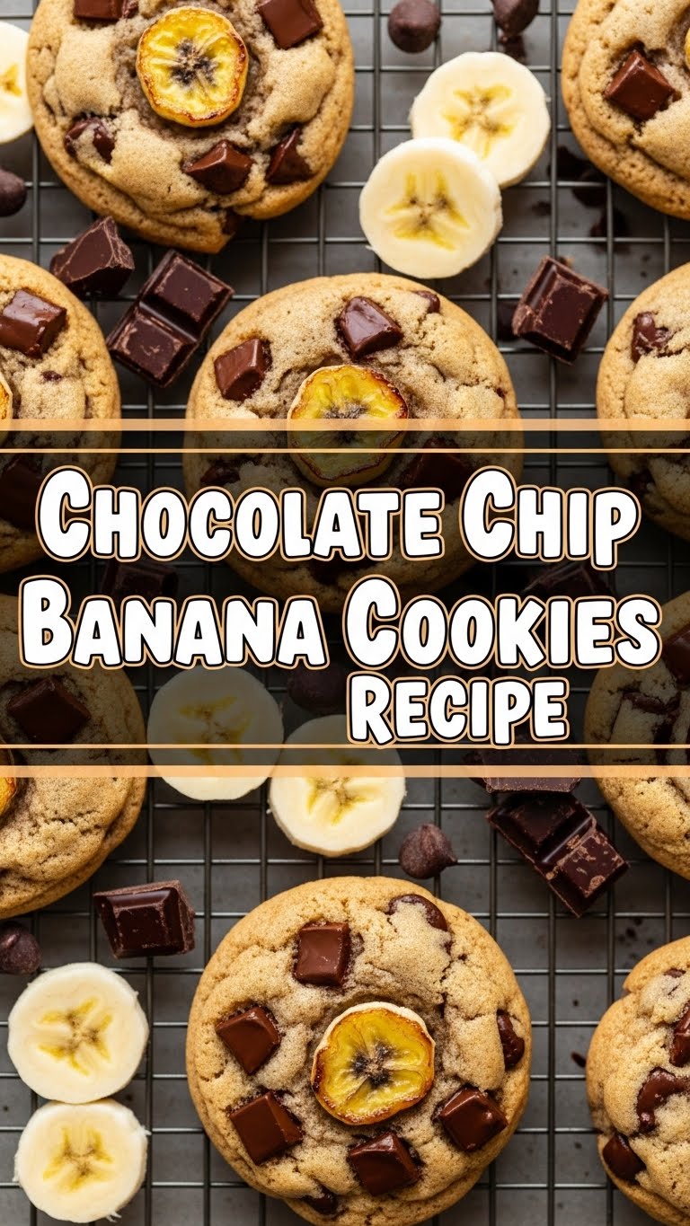 Chocolate Chip Banana Cookies Recipe