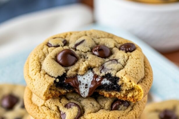 Oreo Stuffed Chocolate Chip Cookies Recipe
