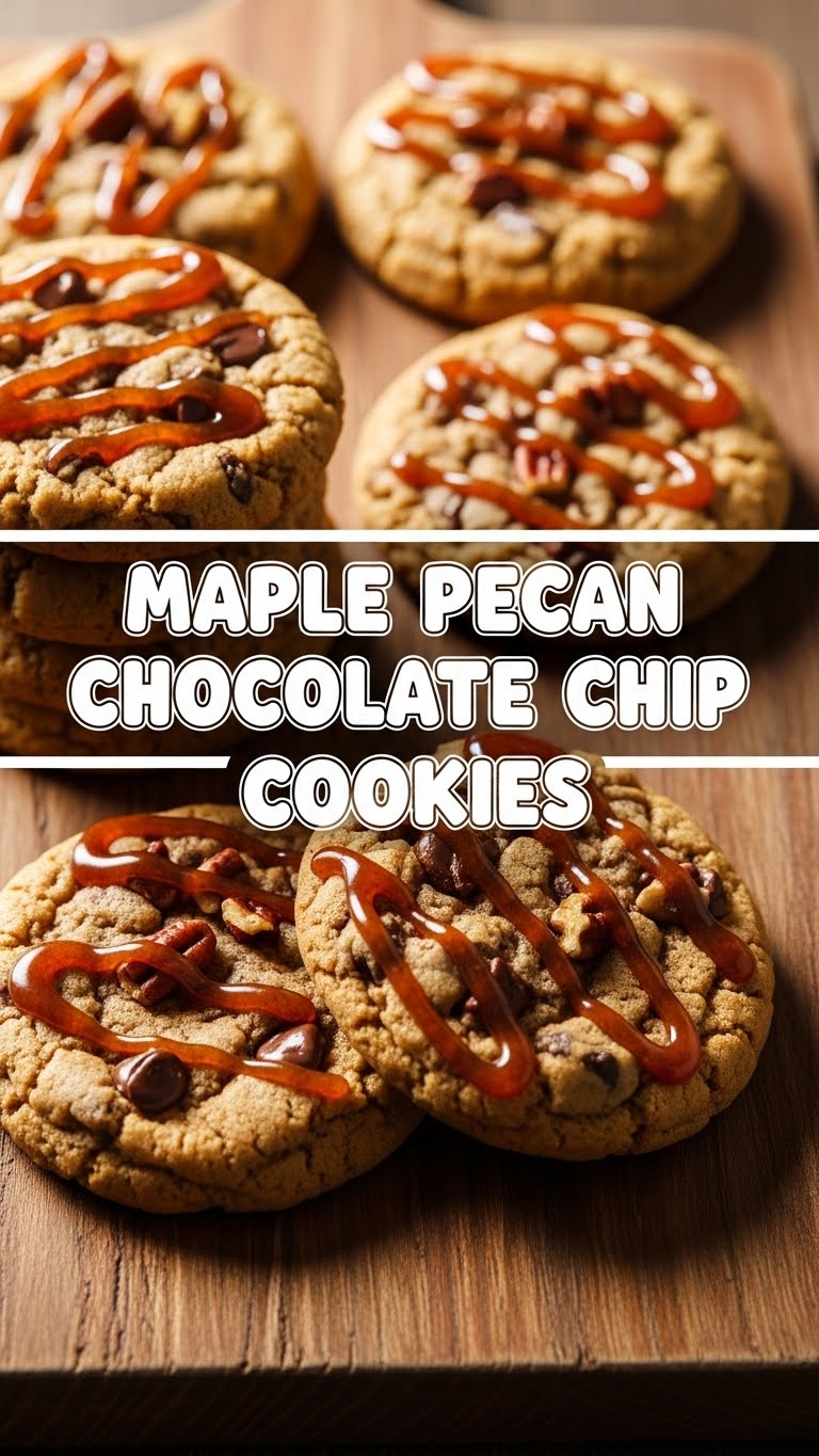 Maple Pecan Chocolate Chip Cookies