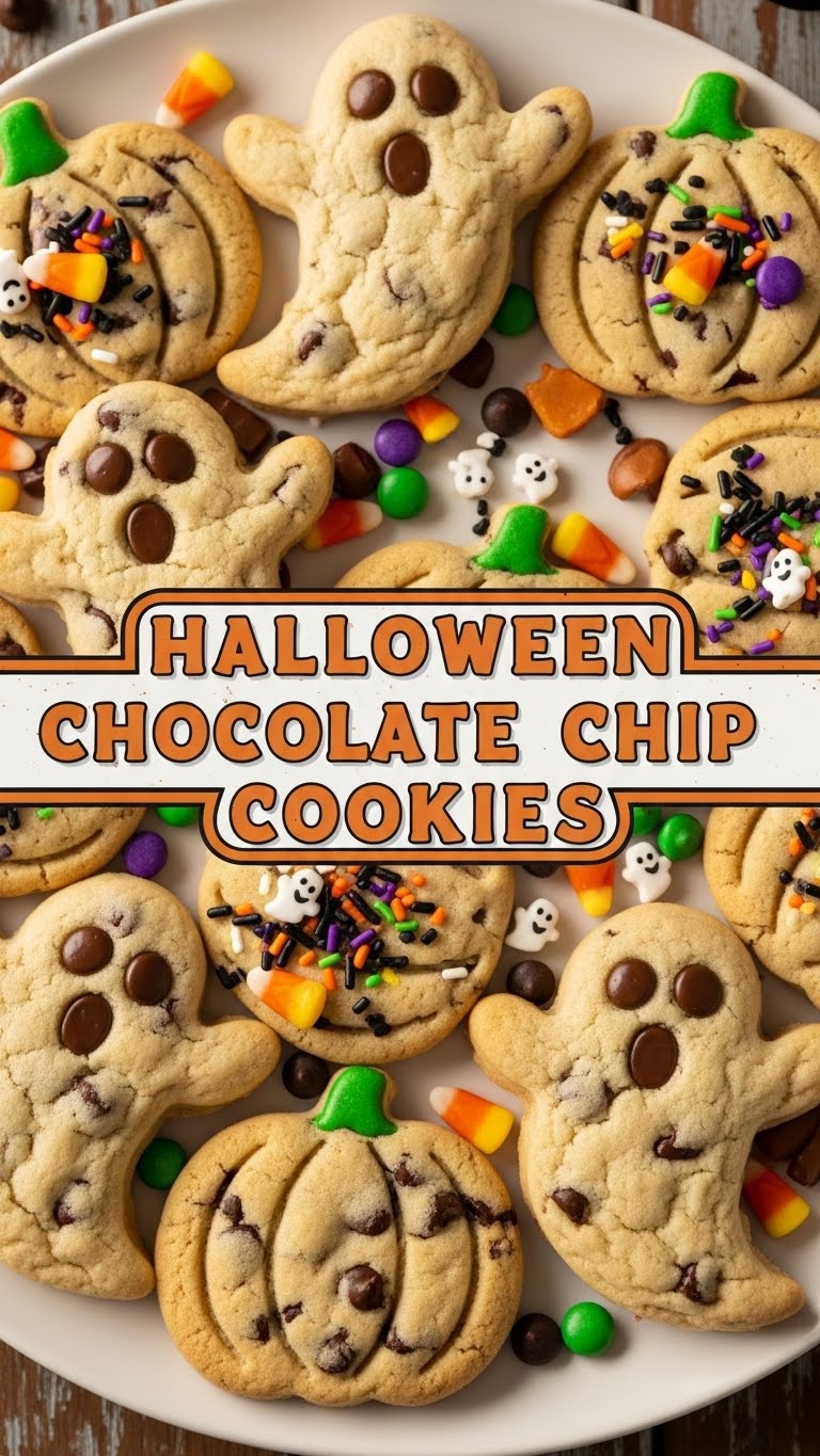 Halloween Chocolate Chip Cookies