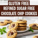 Gluten Free Refined Sugar Free Chocolate Chip Cookies