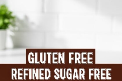 Gluten Free Refined Sugar Free Chocolate Chip Cookies