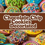 Chocolate Chip Cookies Decorated