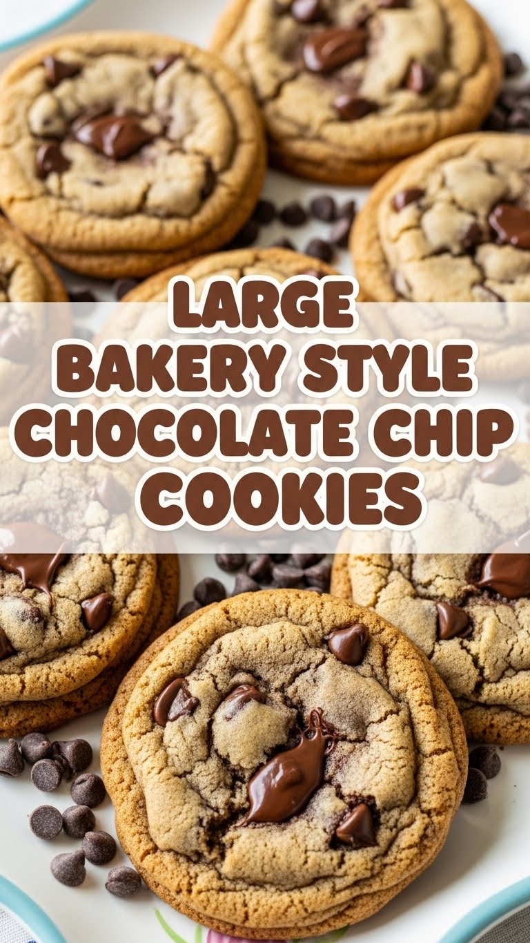 Large Bakery Style Chocolate Chip Cookies