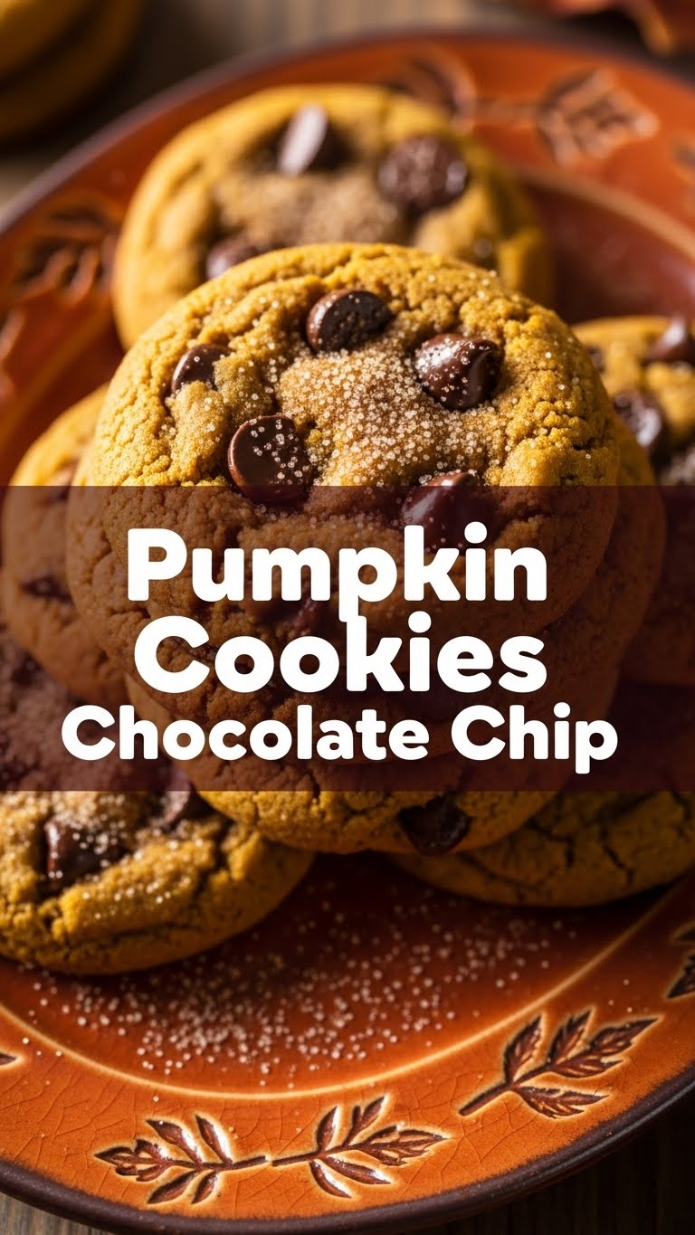 Pumpkin Cookies Chocolate Chip