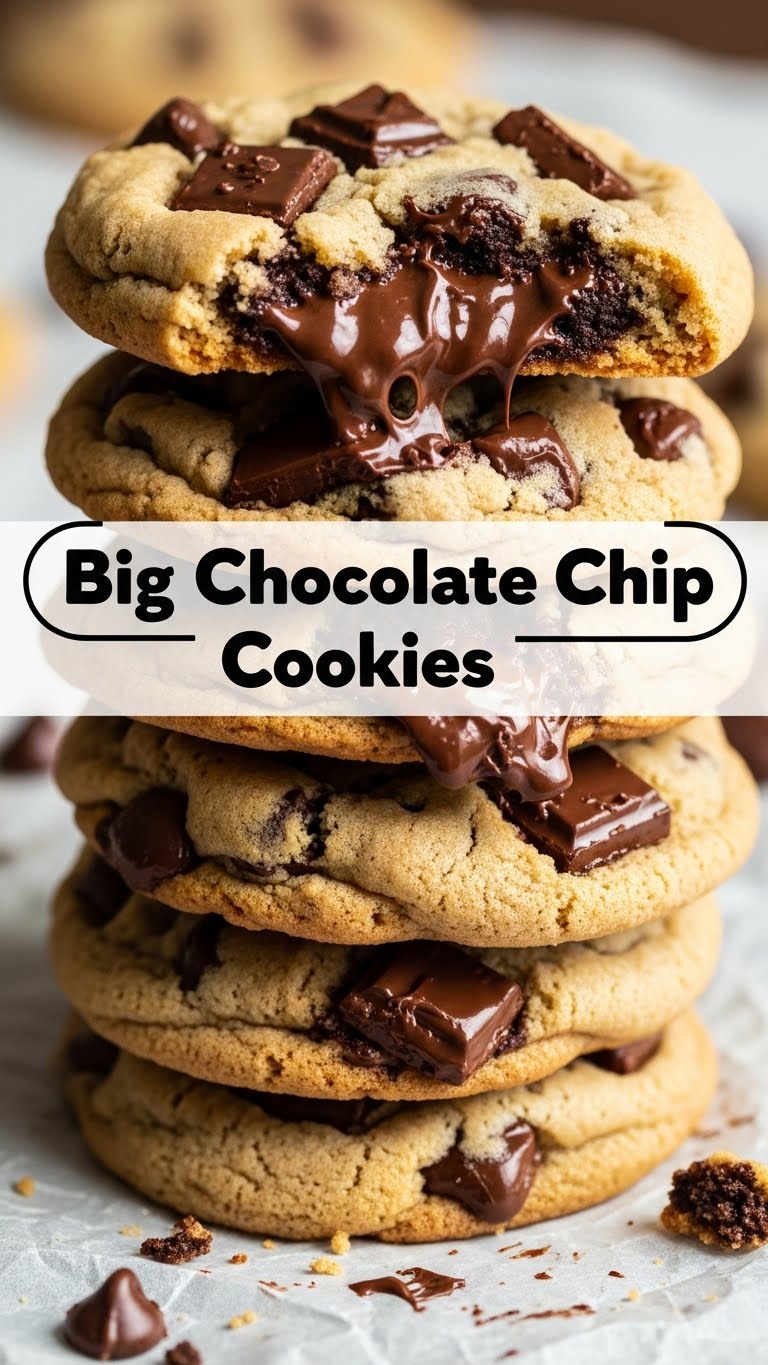 Big Chocolate Chip Cookies