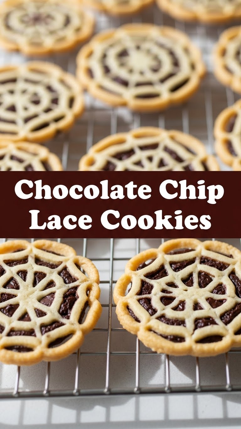 Chocolate Chip Lace Cookies