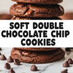 Soft Double Chocolate Chip Cookies
