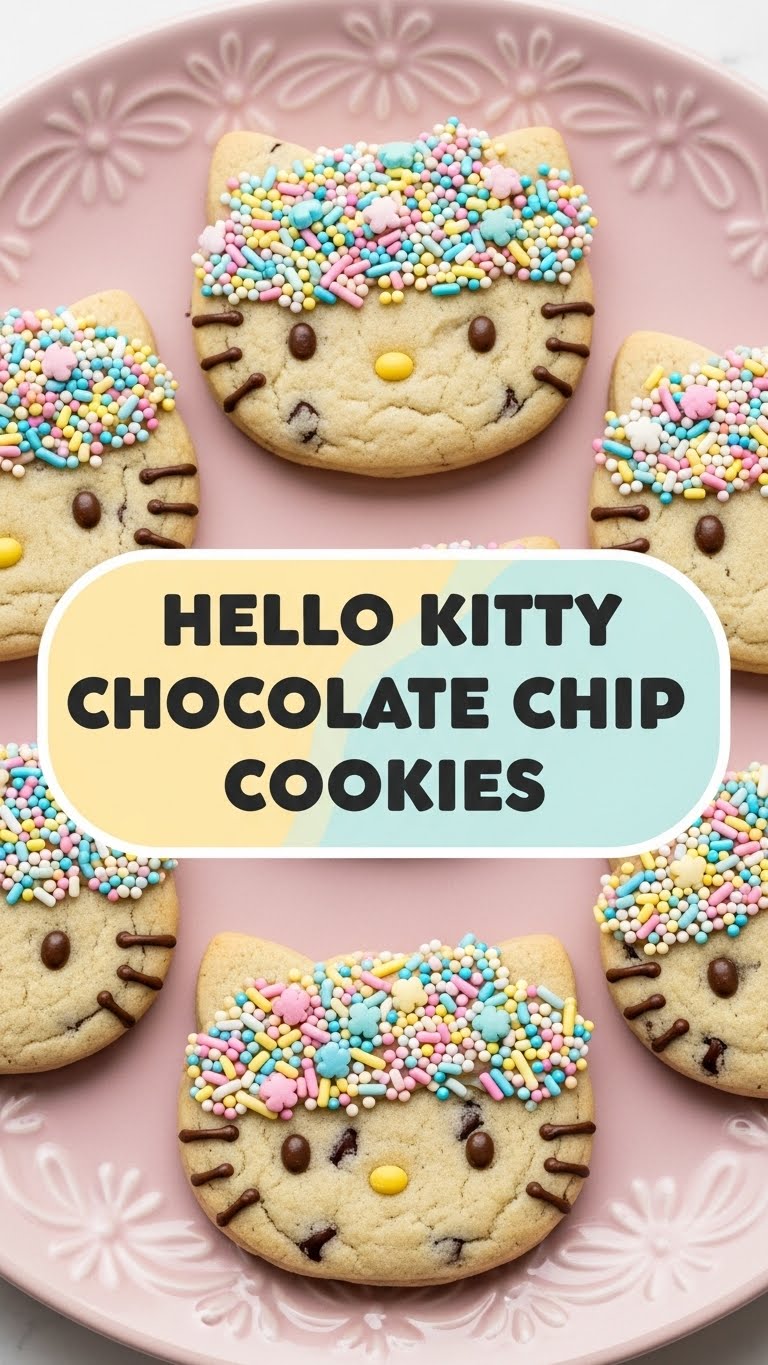 Hello Kitty Chocolate Chip Cookies