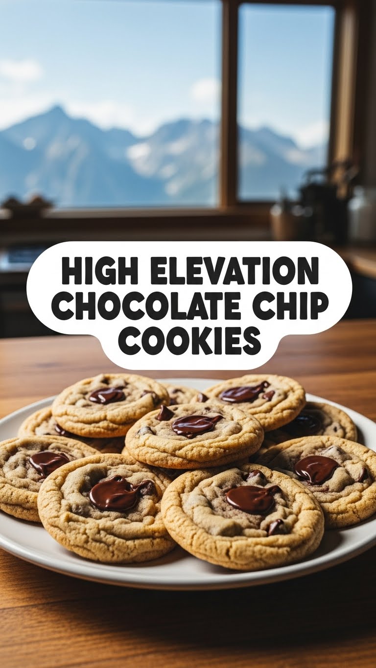 High Elevation Chocolate Chip Cookies