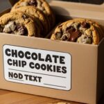Chocolate Chip Cookies Box Packaging