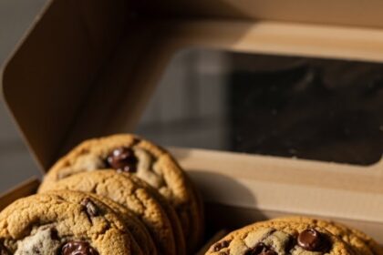 Chocolate Chip Cookies Box Packaging