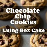 Chocolate Chip Cookies Using Box Cake