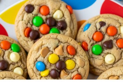 White Chocolate Reeseâ€™S Pieces Peanut Butter Chip Cookies