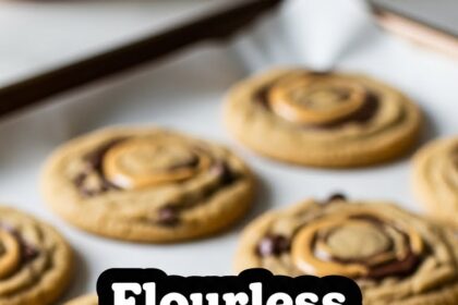 Flourless Peanut Butter Chocolate Chip Cookies