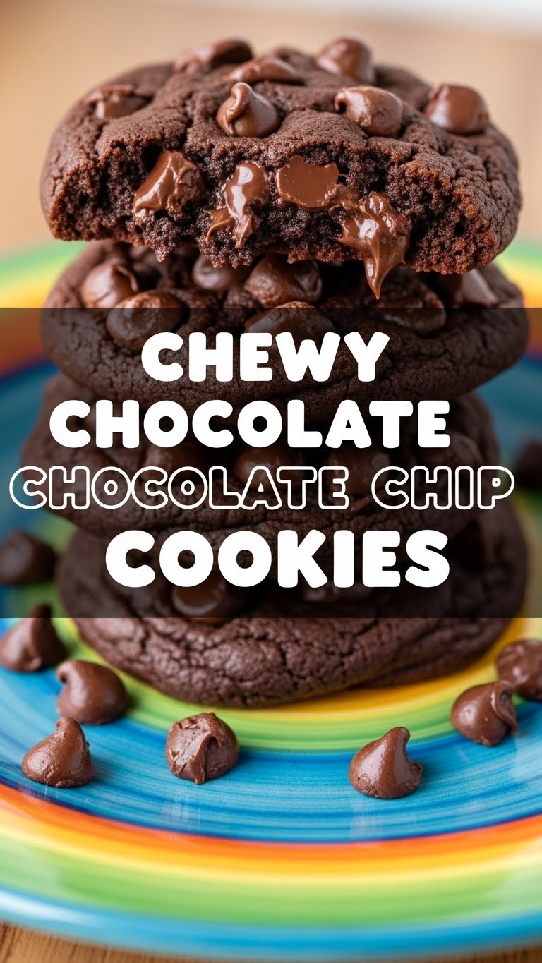 Chewy Chocolate Chocolate Chip Cookies