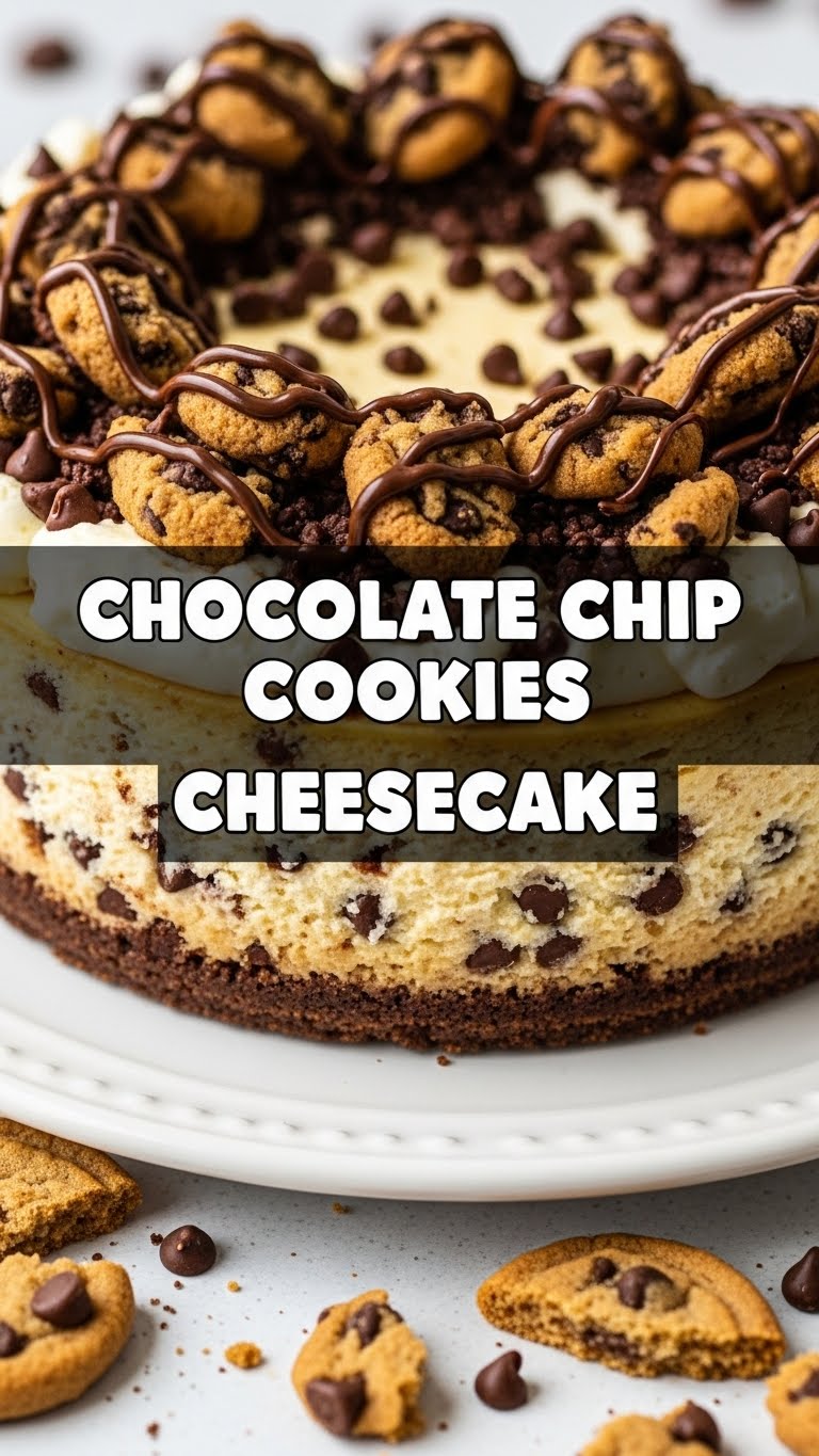 Chocolate Chip Cookies Cheesecake