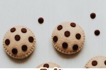 Felt Chocolate Chip Cookies